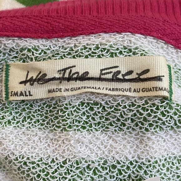 Free People Classic Striped Oversized Crewneck NWOT - Picture 7 of 7